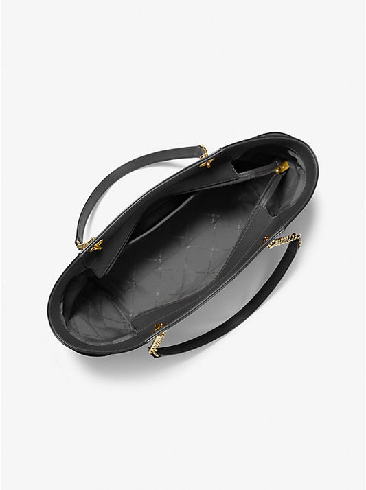 Michael Kors Bolso de hombro grande Jet Set de piel saffiano