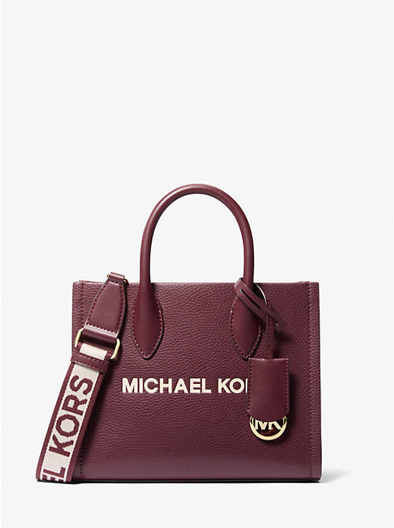 Michael Kors Bolso bandolera pequeño Mirella de piel granulada